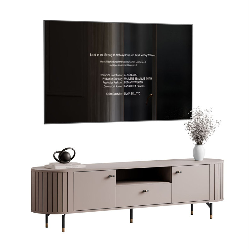 Unfinished TV Stand for TVs up to 49", Cashmire