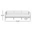 Elle Belt Outdoor 2 - Seat Patio Sofa