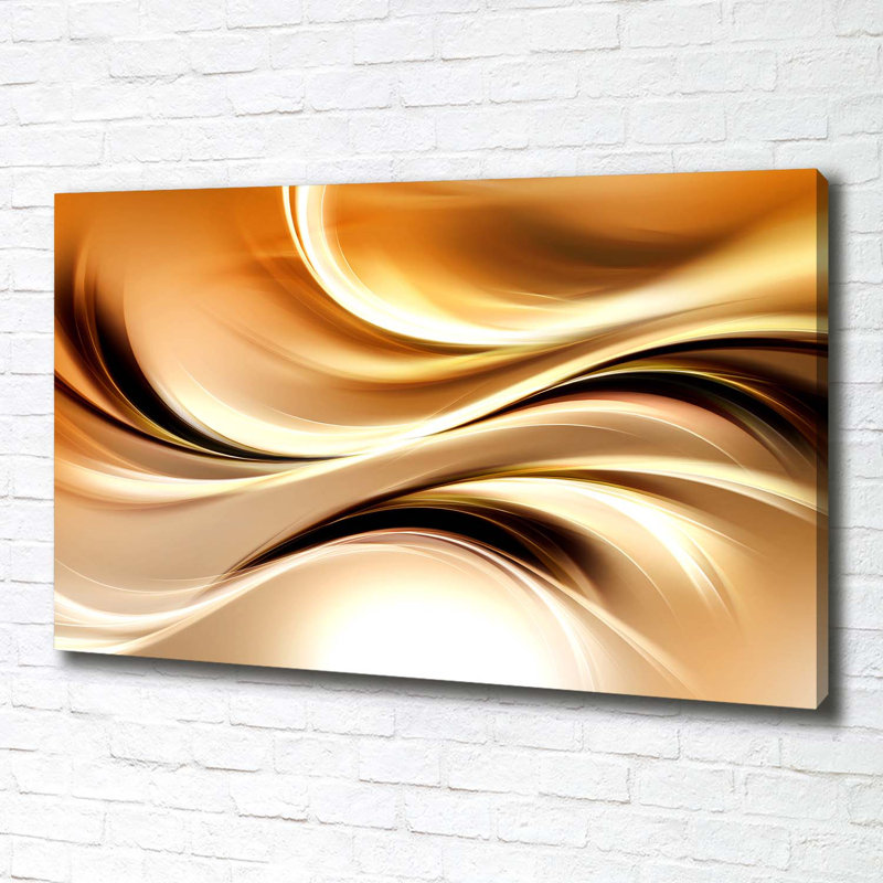 Abstract Waves - Wrapped Canvas Print