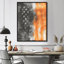 «Dunaville American Flag Patriot Memories II», art mural grand drapeau