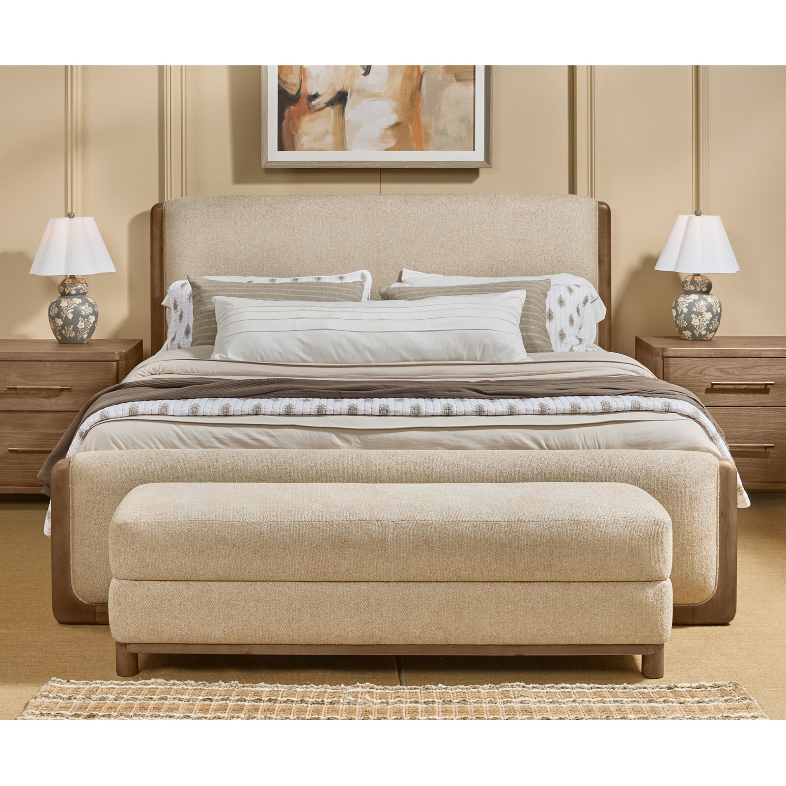 Hollis Upholstered Bed, King