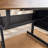 Vintage Industrial Drafting Table with Stool, Adjustable Tilt Art Desk with 3 Drawers & Mesh Shelf, Rustic Brown-385364616