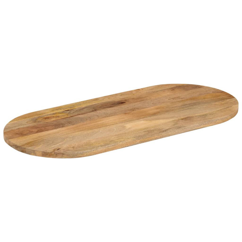 vidaXL Table Top Natural wood Solid mango wood, 1.5" H x 43.3" W x 19.6" in D