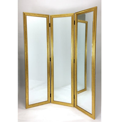 60 " W x 72 " H 3 - Panel Plastic Folding Room Divider