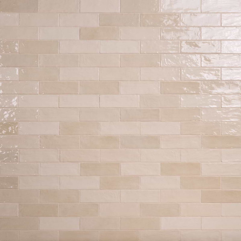 Portmore 3x8 Glazed Ceramic Tile, Sand