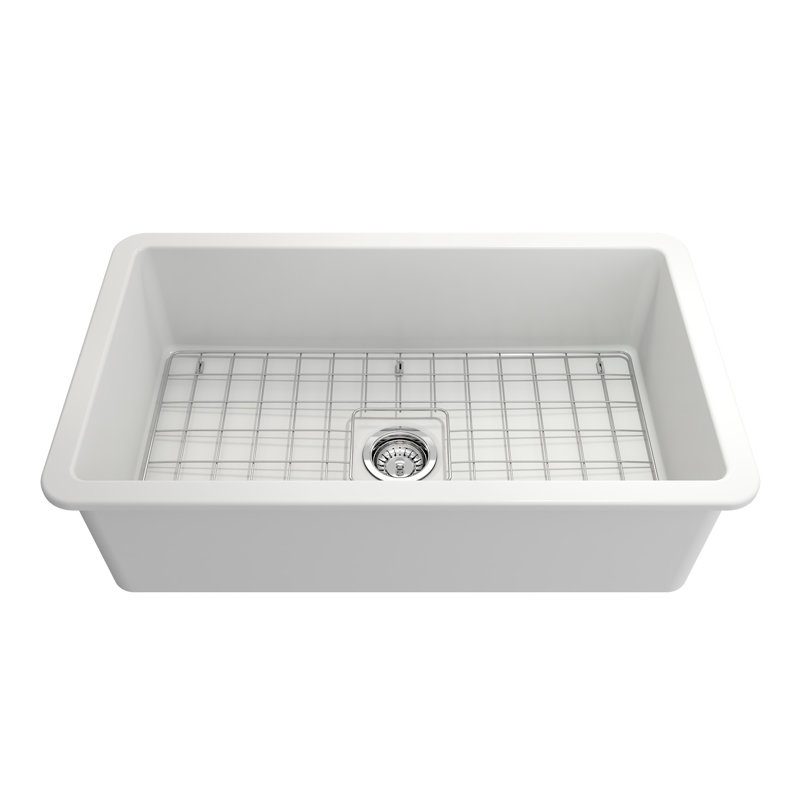 32'' L Kitchen Sink, Matte White