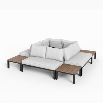 Ensemble de conversation modulaire 8 pièces