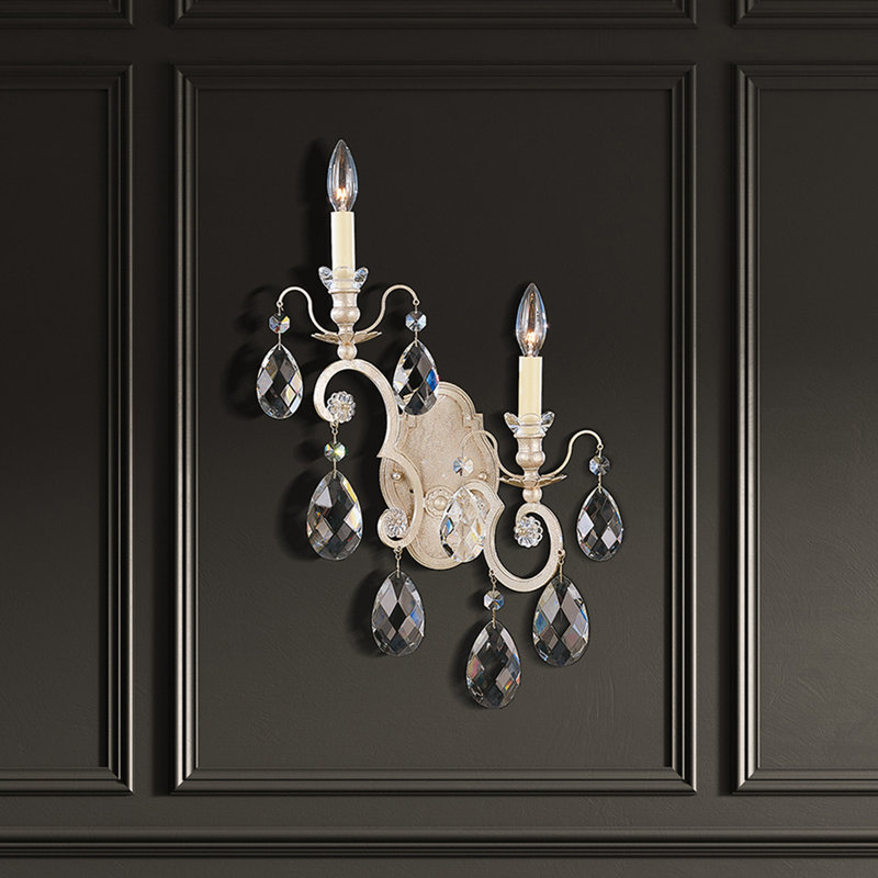 Renaissance 2 - Light Candle Wall Light, French Gold, Heritage Clear
