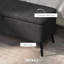 Banc de rangement avec repose-pieds, repose-pieds en lin-1575174485