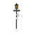 Yard Stake Staked Halloween Ghosts Garden Stake