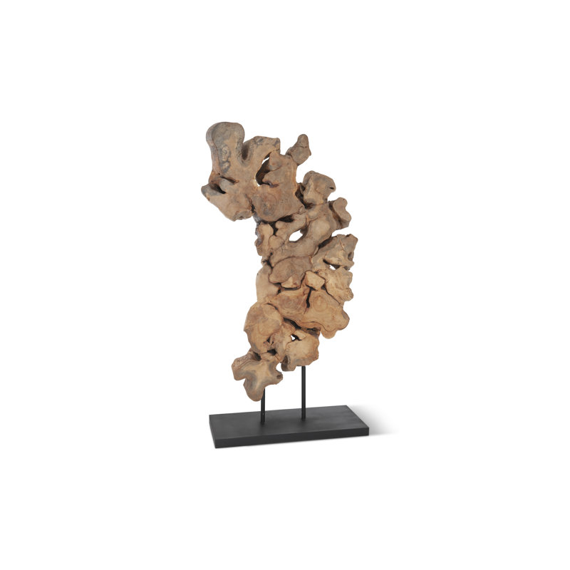 Dimensional Pipal Wood Sculpture
