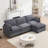 Large Upholstered sofa Couch-633622111
