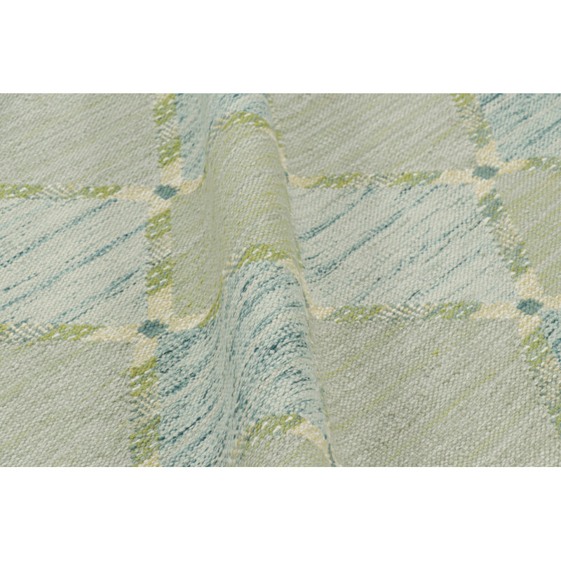 Scandinavian Wool Geometric Area Rug, Rectangle 10' x 14'