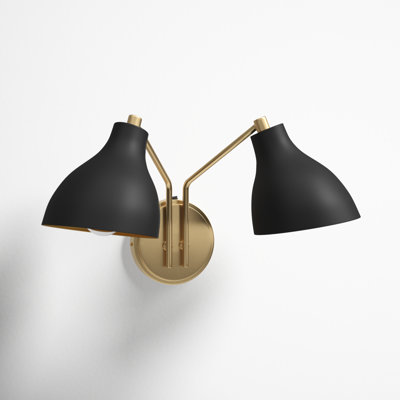 Elyse 2-Light Dimmable Armed Sconce