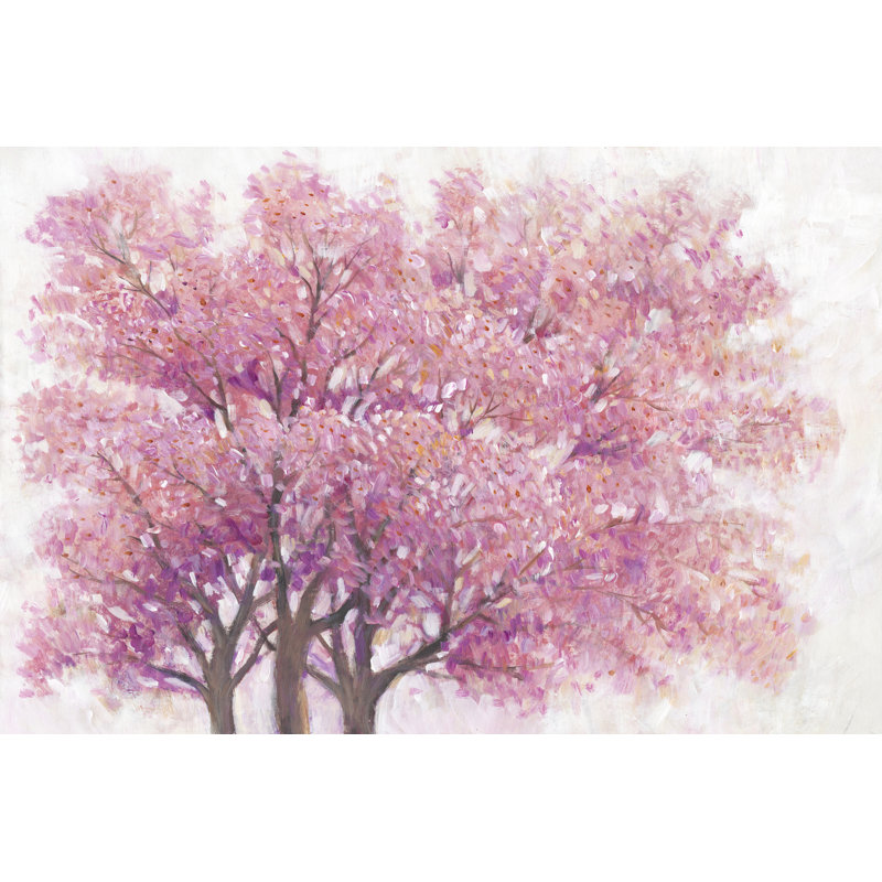 Cerisier rose I, H 32 po x l 48 po x P 1 po