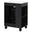 Meuble-lavabo de salle de bain rétro classique 24 po avec lavabo, cadre en bois massif, porte à fermeture douce et rangement multifonctionnel-238212447