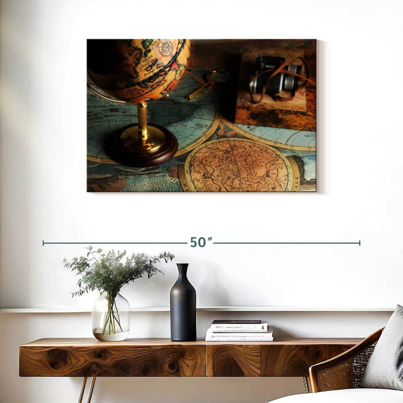 Aliaz Travel The Ancient World, 24" H x 36" W