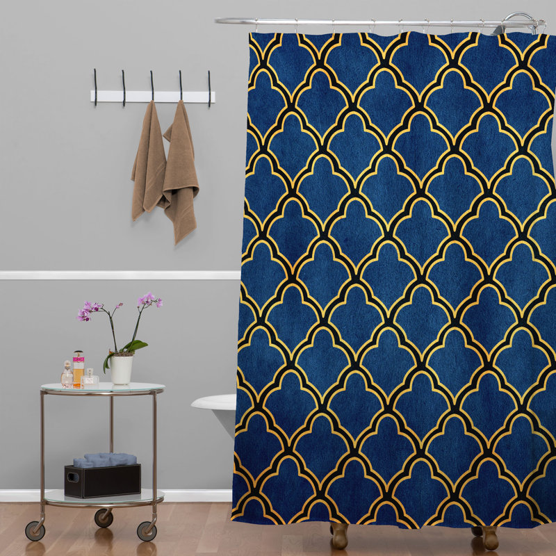 Arcturus Geometric Shower Curtain