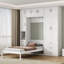 Lit simple avec armoires de rangement - Économisez de l'espace dans votre chambre à coucher