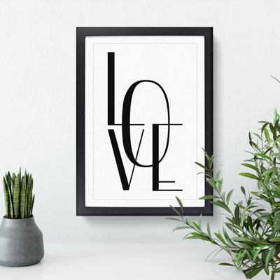 Love - Picture Frame Typography