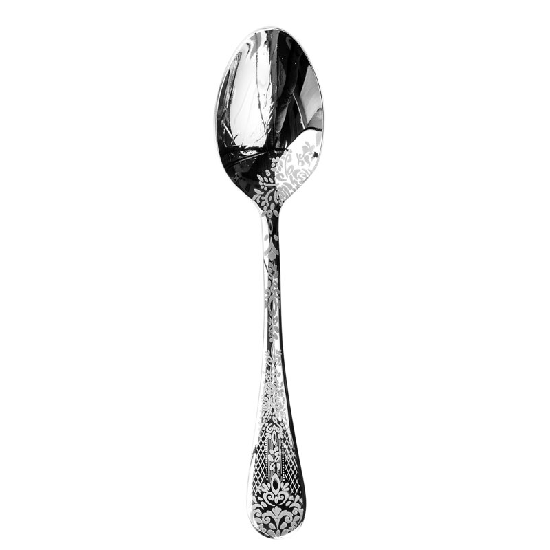 Casablanca Espresso Spoon - 12 Pieces - Stainless Steel, Stainless Steel