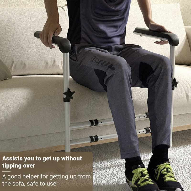 Mobility Standing Aid Rail for Couch, Height & Width Adjustable Stand Aid, Stand Assist Chair Lift Assist for Elderly, Disabled People