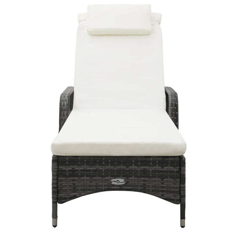 Arla 198cm Long Reclining Single Chaise with Cushions
