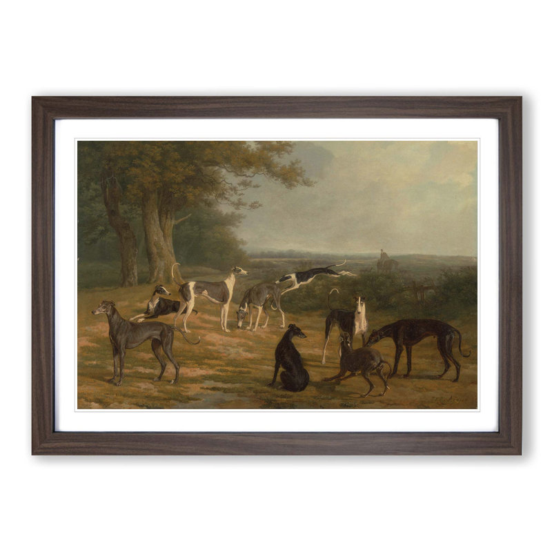 Jacques-Laurent Agasse - Single Picture Frame Painting, Walnut