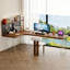 Walnut L-Shaped Solid Wood desk-962949629-962949507
