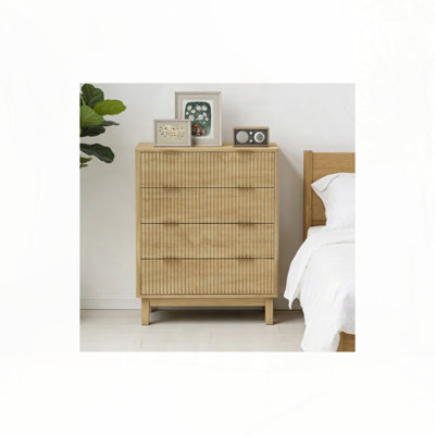 Commode Closet, commode double 4 tiroirs