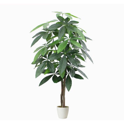 Faux Forsythia Plant in Planter