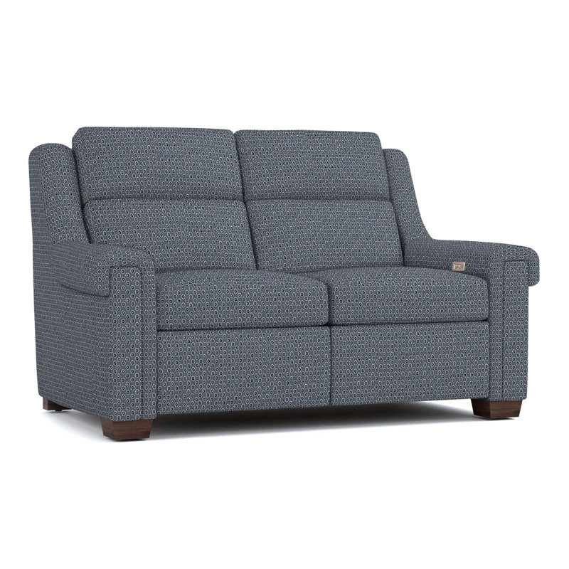 Chester Upholstered 67'' Reclining Loveseat, Perigold ‑ élévation indigo