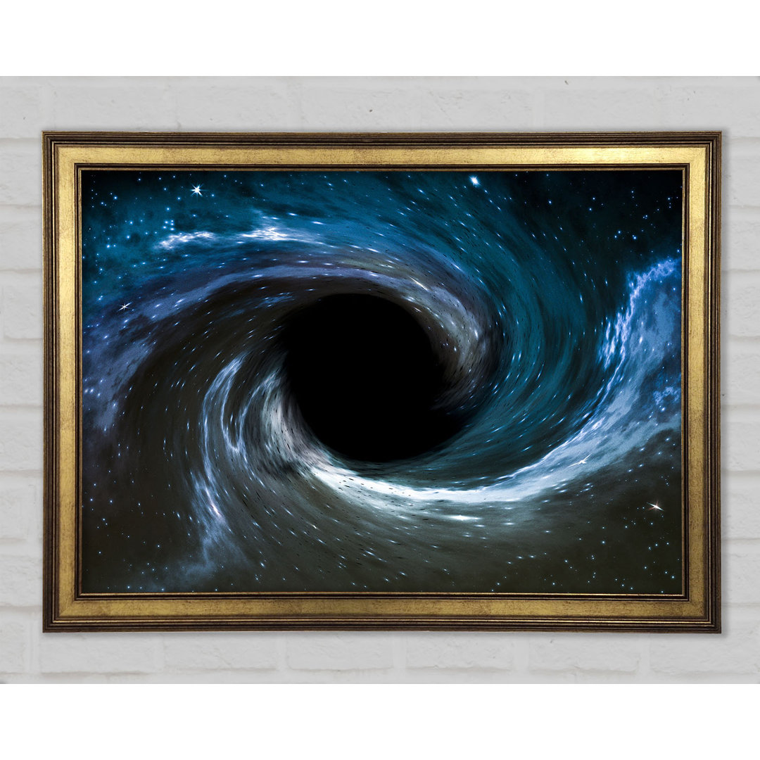 Vortex In Space Black Hole Gerahmter Druck