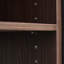 Armoire à chaussures extensible et rotative avec 1 tiroir, armoire d'angle à 90 degrés, armoire de rangement multifonctionnelle pour le salon, le couloir, l'entrée et le noyer