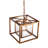 1 - Light Brown Square/Rectangle Pendant