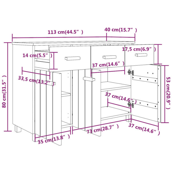 Dimensions du produit