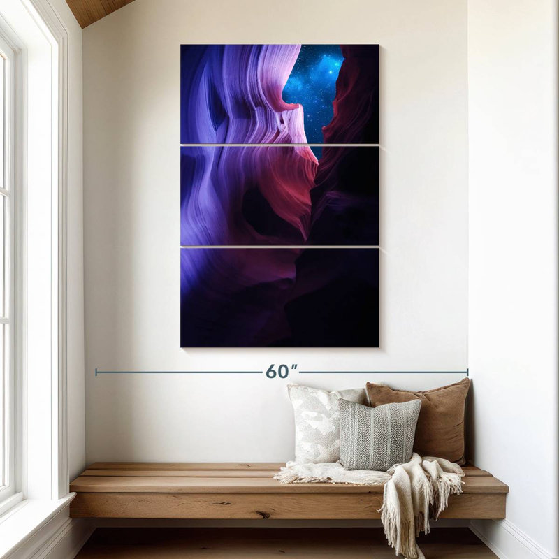 Alvord Antelope Canyon sous les étoiles, H 50 po x l 32 po