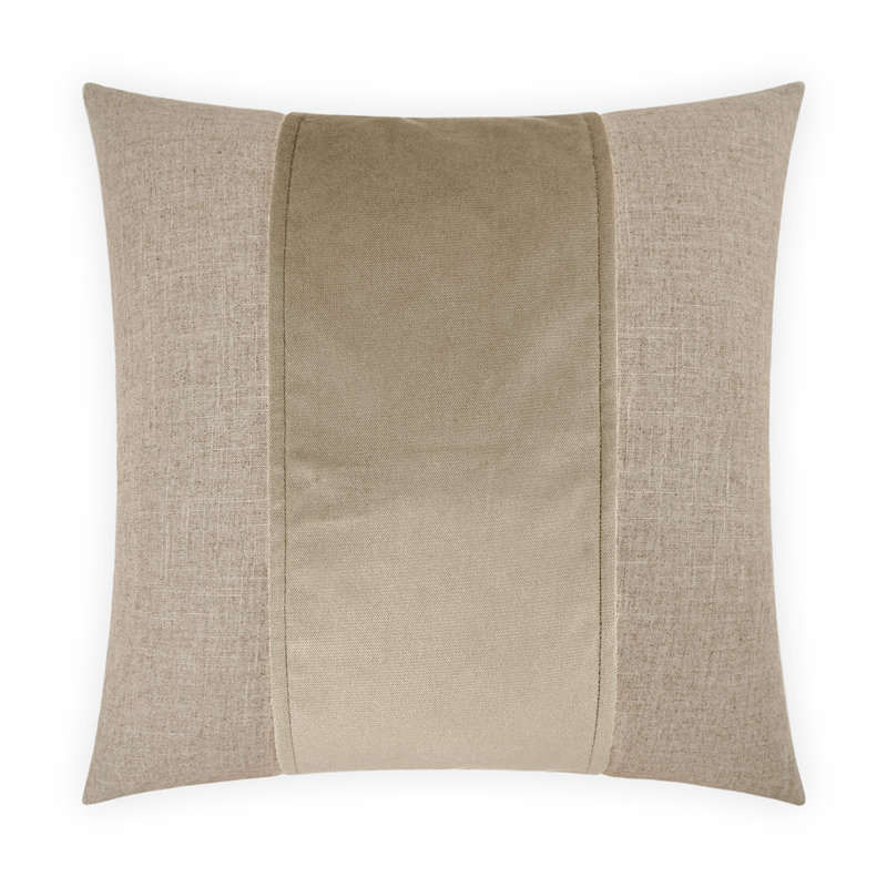 Jefferson Band Throw Pillow, Linen, Square 24"