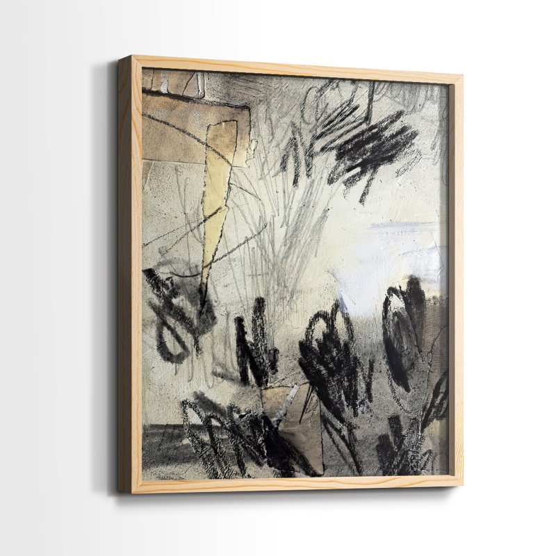 «MaskedNotesIV», reproduction encadrée en bois massif, H 11 po x l 9 po