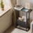 Bedside Table With Storage Shelf, Narrow Side Table, Slim Magazine Table For Small Space-321638901