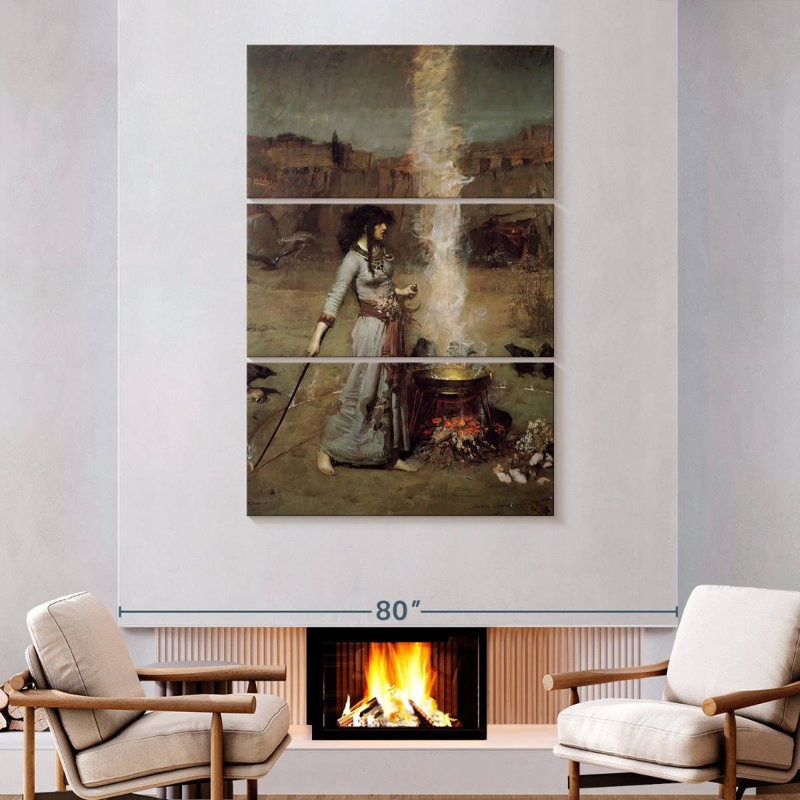 Kelan Magic Circle, 74" H x 48" W