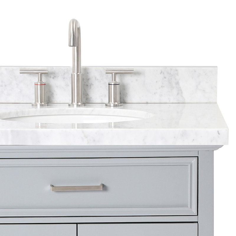 Kensington 43'' W Single Vanity, Gray, Right