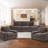 Modern Modular  Sectional Sofa Set of 5/6 Seater Oversized Chenille Couch with Storage Space and USB Port for Living Room and Apartment-542941789-600144892