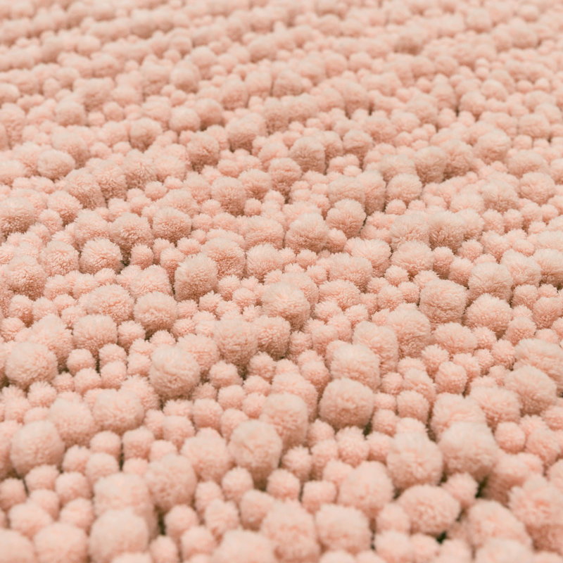 Tapis de bain antidérapant Tamayo, Rosé, L 20 po x L 34 po