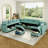 Mizuho Upholstered L-Shaped Sectional-713468159