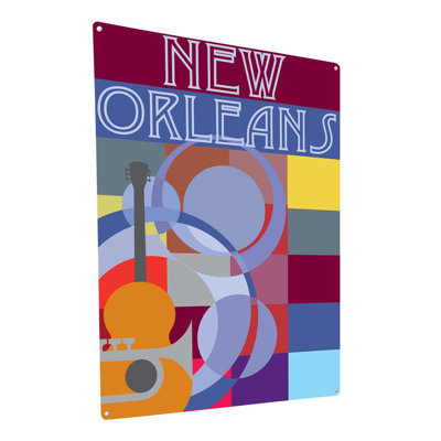 Musical Mod New Orleans sur impression métallique