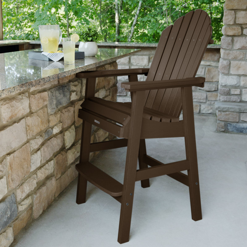 Tabouret de bar 29,25 po Caicos, Brun