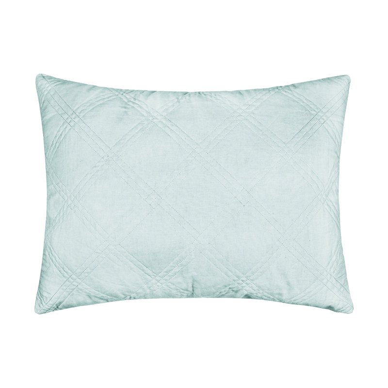 Washed Linen Spa Quilted King Sham
