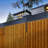 Linea Galvanized Steel Wall and Fence Extension Privacy Panel, Black-108714492