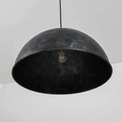 Luminaire suspendu dôme industriel 1 lumière